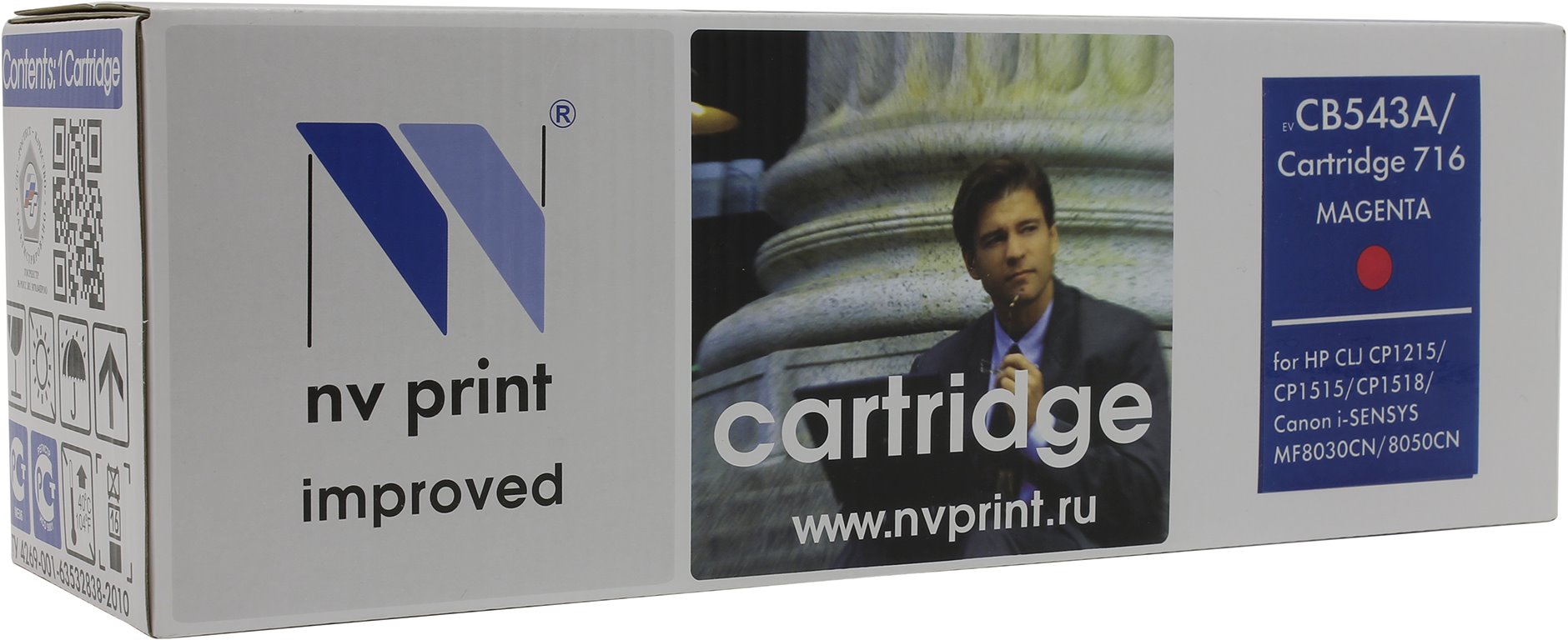   NV-Print  HP Color LaserJet CP1215/1515/ CM1312 Magenta, CB543A