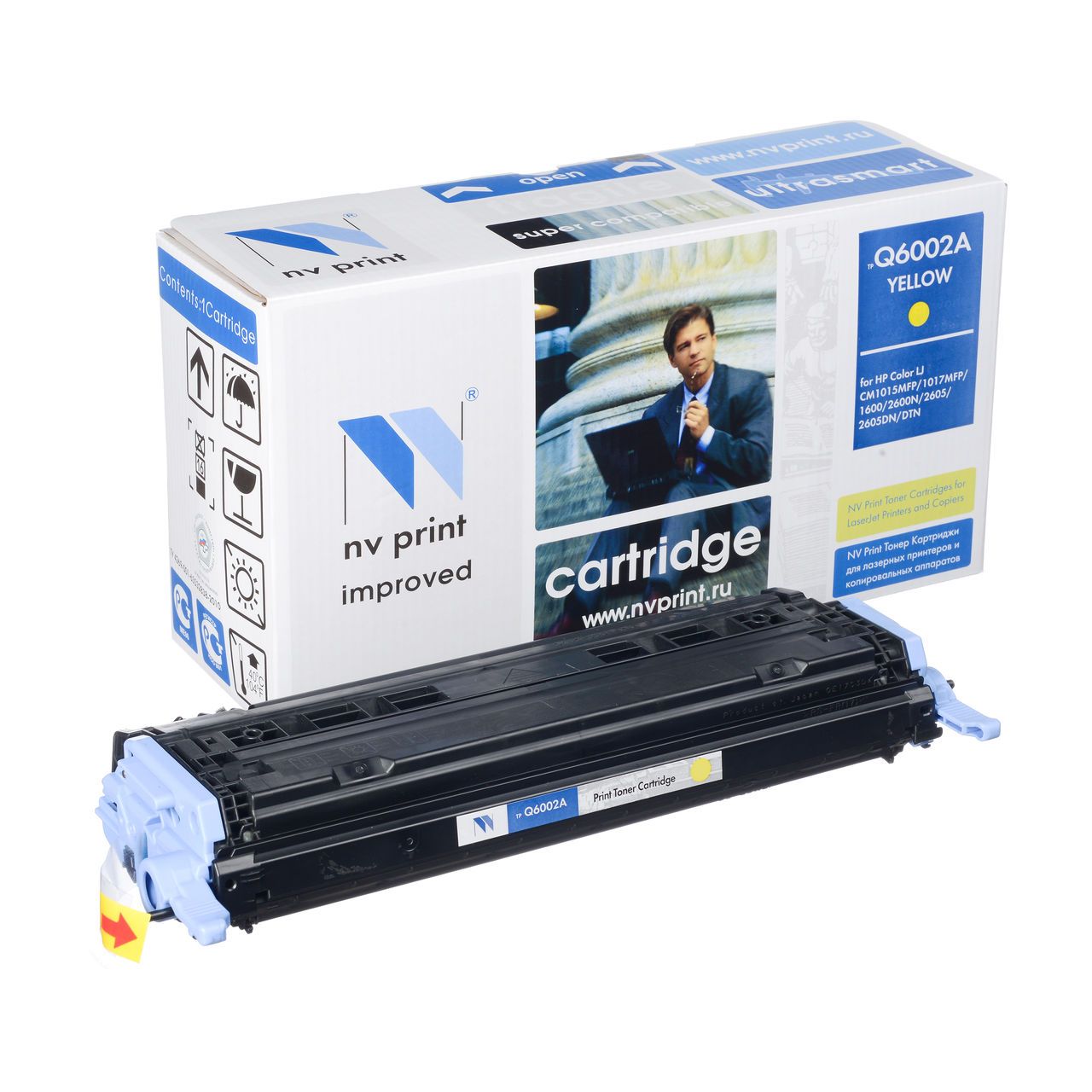   NV-Print  HP Color LaserJet CM1015MFP/1017MFP/1600/2600N Yellow, Q6002A